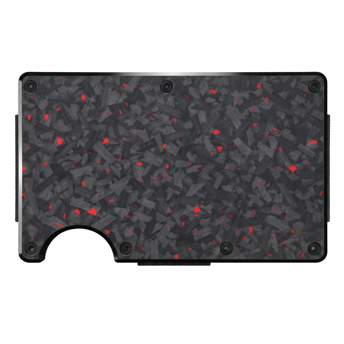 Sekage Slim Wallet – Red Forged Carbon